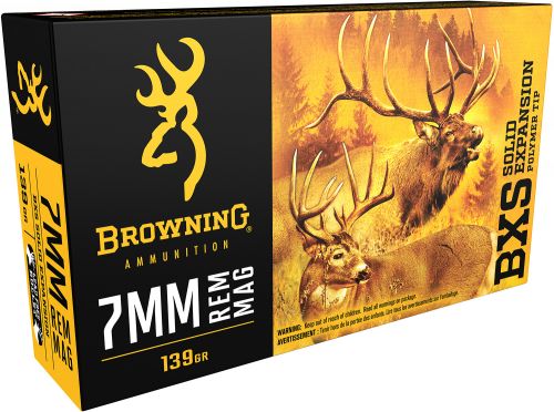 Browning Ammo BXS 7mm Rem Mag 139 gr Terminal Tip 20rd box