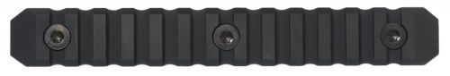 Seekins Precision M-Lok Picatinny Rail 13 Slot 6061-T6 Aluminum Black Hardcoat Anodized