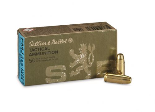 Sellier & Bellot Handgun 9mm Subsonic 150 GR Full Metal Jacket 50 Bx/ 20 Cs