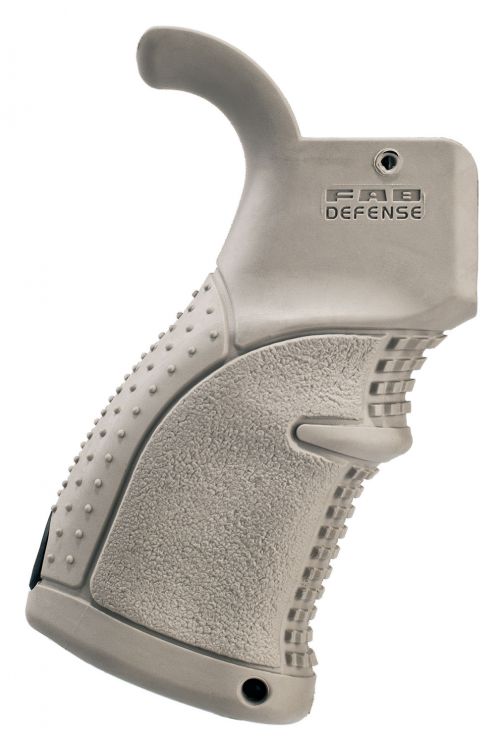 FAB Defense AGR-43 Ergonomic Pistol Grip AR-15 Flat Dark Earth Polymer w/Rubber Overmold