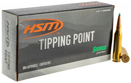 HSM Tipping Point Sierra GameChanger 6mm Creedmoor Ammo 90 gr 20 Round Box