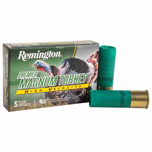 Remington Ammunition PHV12M5A Premier High-Velocity Magnum Turkey 12 GA 3 1 3/4 oz 5 Round 5 Bx/0 Cs