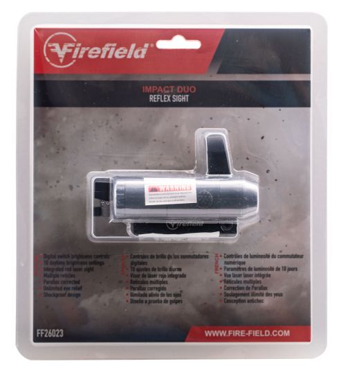 Firefield Impact Duo with Laser 1x 31x22mm Illuminated Red Multi Reflex Sight