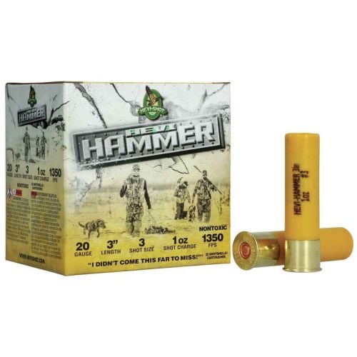 HEVI-Shot Hevi-Hammer 20 Gauge 3 1 oz 3 Shot 25 Bx/ 10 Cs