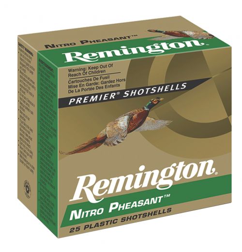 Remington Ammunition Premier Nitro Pheasant 12 Gauge 2.75 1 3/8 oz 5 Shot 25 Bx/ 10 Cs