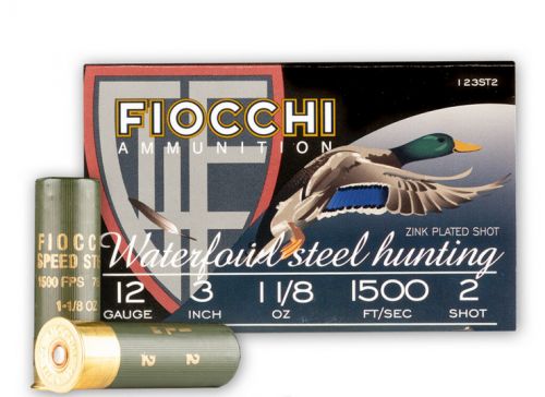 Fiocchi Speed Steel 12 GA 3 1 1/8 oz 2 Round 25 Bx/ 10 Cs