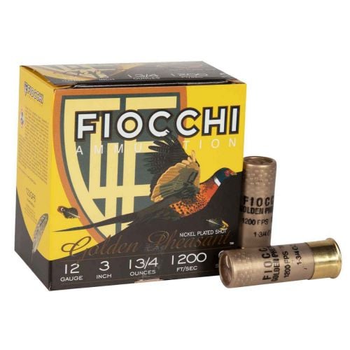 Fiocchi Golden Pheasant 12 Gauge 3 1 3/4 oz 6 Shot 25 Bx/ 10 Cs