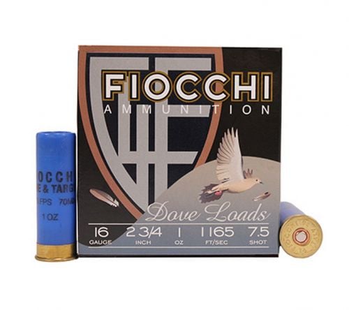 Fiocchi Game & Target 16 Gauge 2.75 1 oz 7.5 Round 25 Bx/ 10 Cs