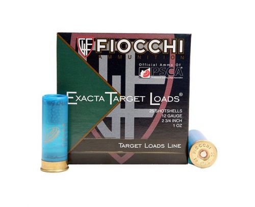 Fiocchi Exacta Target Crusher 12 GA 2.75 1 oz 7.5 Round 25 Bx/ 10 Cs