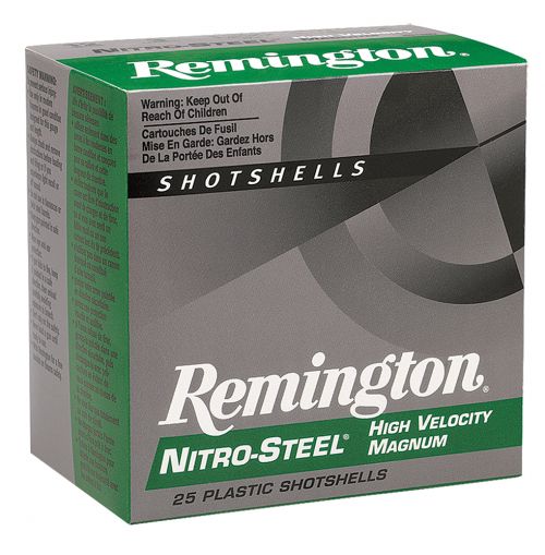 Remington Ammunition Nitro Steel 12 GA 2.75 1 1/8 oz 4 Round 25 Bx/ 10 Cs