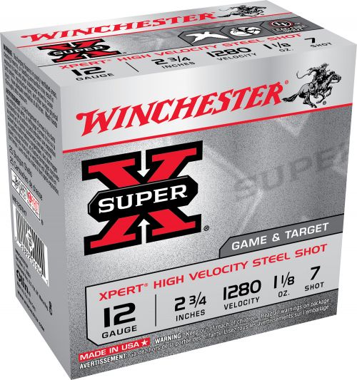 Winchester Ammo Super X Xpert High Velocity 12 Gauge 2.75 1 1/8 oz 7 Shot 25 Bx/ 10 Cs