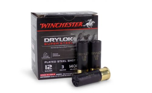 Winchester  Drylok Super Steel Magnum 12 GA Ammo 3 1 1/4 oz  #BB  25rd box