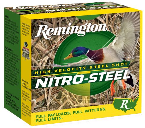 Remington Ammunition Nitro Steel 12 Gauge 3.5 1 1/2 oz 2 Shot 25 Bx/ 10 Cs