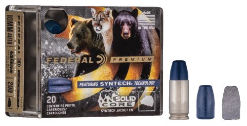 Federal Premium 10mm Auto 200 gr Solid Core Synthetic 20 Bx/ 10 Cs