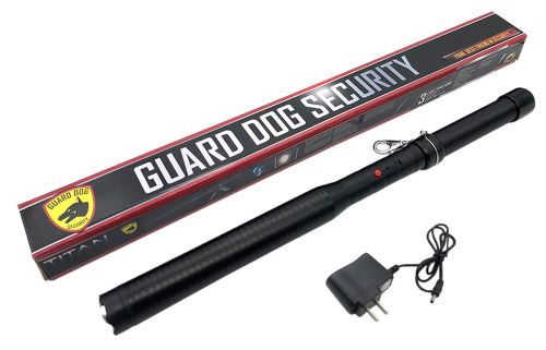 Guard Dog Titan Baton 7,500,000 Stun Gun with Light Black Aluminum