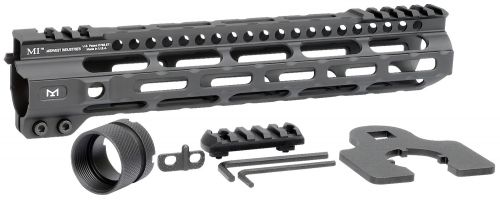 Midwest Industries Combat Lightweight AR-15 Black Hardcoat Anodized Aluminum/Polymer 10.50 Picatinny/M-LOK