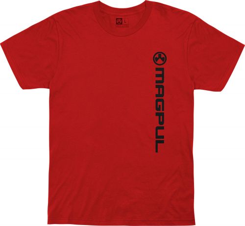 Magpul Vertical Logo Red Small Short Sleeve