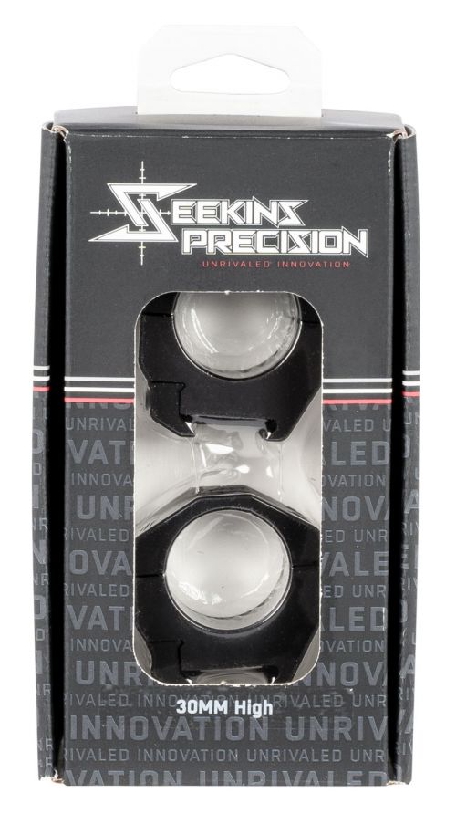 Seekins Precision Scope Rings Picatinny AR Platform 30mm High Black Anodized
