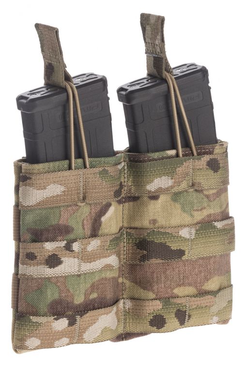 TACSHIELD (MILITARY PROD) Speed Load Double Rifle Mag Pouch Coyote 1000D Nylon