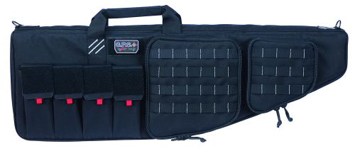 G*Outdoors GPS-T35ARB Tactical AR Case 35 Black 1000D Nylon with Mag & Storage Pockets, Lockable Zippers, External Handgun Pock