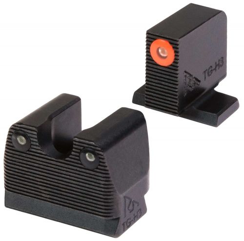 Rival Arms Tritium Night Sight for Sig Sauer #6/#8, Standard Height, Orange Front Ring