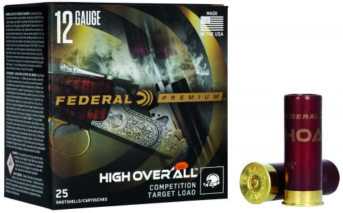 Federal Premium High Overall 12 GA Ammo 2.75 1 oz  #7.5 shot 1200fps  25rd box