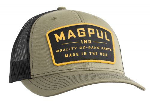 Magpul Go Bang Trucker Hat OD Green/Black Adjustable Snapback OSFA Structured