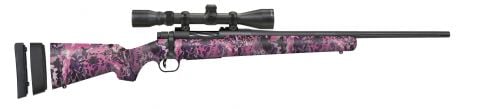 Mossberg & Sons Patriot Youth Super Bantam Scoped Combo 308 Win 5+1 Cap 20 Matte Blued Barrel Muddy Girl Wild Fixed with