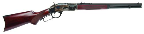 Cimarron 1873 Deluxe Short Rifle 45 Colt (LC) 10+1 20 Color Case Hardened Walnut Stock Right Hand (Full Size)