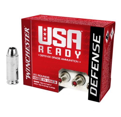 Winchester USA Ready 10mm Auto 170 gr Hex Vent Hollow Point  20rd box