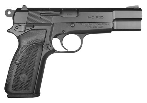 Girsan MCP35 9mm Luger 4.87 15+1 Matte Black Finish Frame with Serrated Blued Steel Slide & Checkered Black Polymer Grip