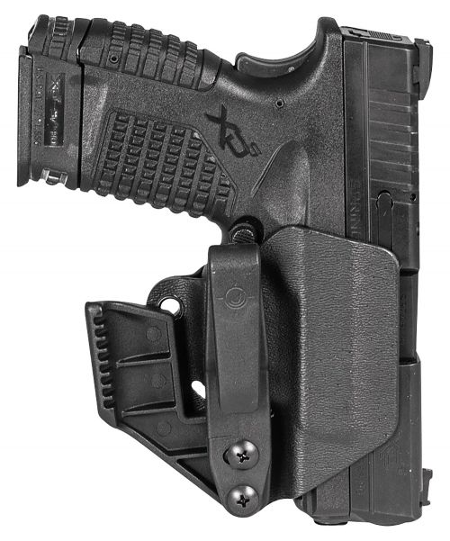 Mission First Tactical Minimalist Holster Black Ambidextrous IWB for Springfield XDS 9mm/40 Cal 3.3 Barrel