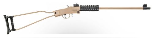 Chiappa Firearms Little Badger 22 LR 16.50 Desert Sand Cerakote Overall Steel Folding Stock Adjustable Sights