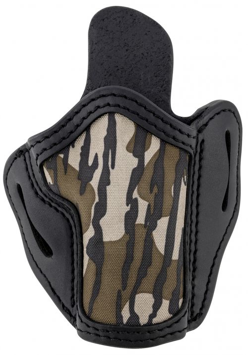 1791 Gunleather BH2.4 Stealth Black with Mossy Oak Accent Leather, OWB Multi-Fit Design & Belt Loops for Walther PPQ,