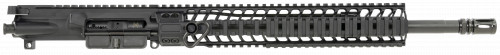 Spikes Tactical Midlength Complete 5.56x45mm NATO 16, Black, 12 Picatinny Handguard, A2 Flash Hider