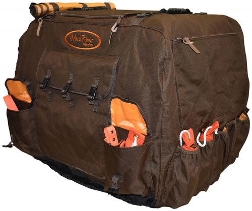 Mud River Dixie Insulated Kennel Cover Brown Polyester Medium 32 x 23 x 25