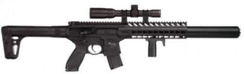 Sig Sauer Airguns MCX Scope Air Rifle Semi-Automatic .22 Pellet Blk