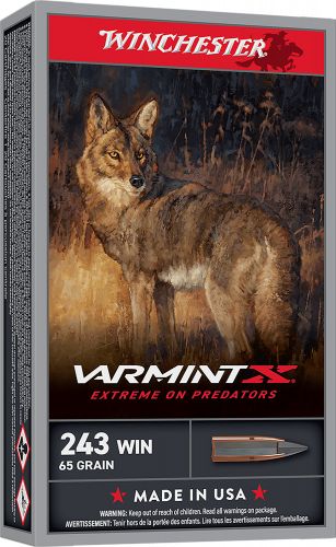 Winchester Ammo Varmint X 243 Win 65 gr Extreme Point 20 Per Box