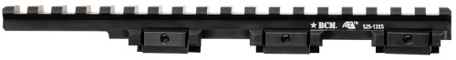 BCM A/T Optic Riser 525-13x5 Black Anodized 18 Slots
