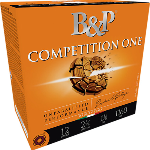 B&p Ammunition 20B78CP9 Competition One 20 Gauge 2.75 7/8 oz 9 Shot 25 Per Box/ 10 Case