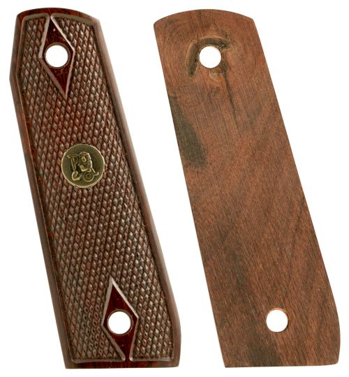 Pachmayr 00440 Laminate Grip Panels 1911 Checkered Rosewood