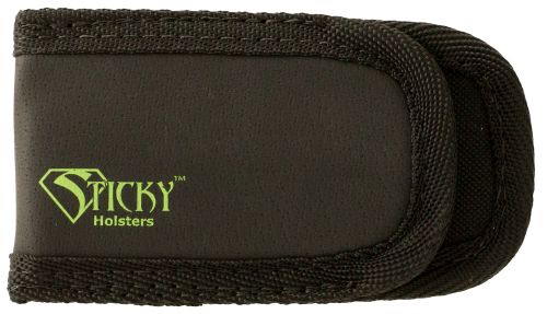 Sticky Holsters Super Mag Pouch Single Latex Free Synthetic Rubber Black w/Green Logo