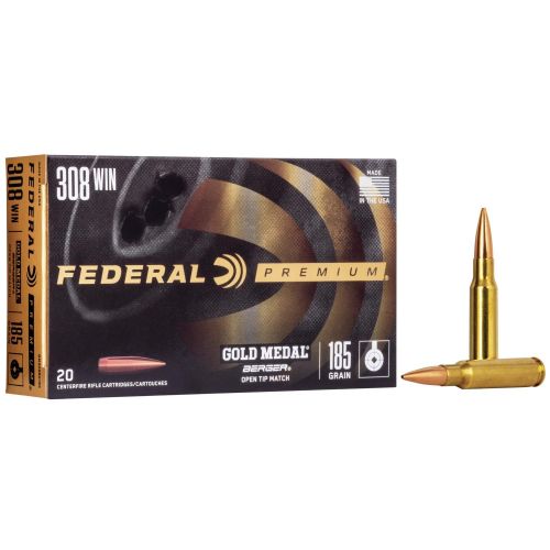 FEDERAL GOLD MEDAL .308 Winchester 185GR BERGER OTM GM LR 20RD BOX