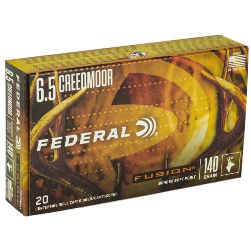 Federal Fusion Ammo 6.5 Creedmoor 140gr Soft Point 20 Round Box