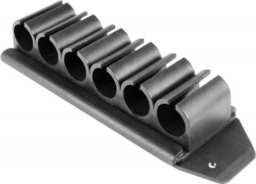 Aim Sports Side Shell Carrier Shotgun 12 Gauge 6 Rounds Black Polymer w/Aluminum Mounting Plate