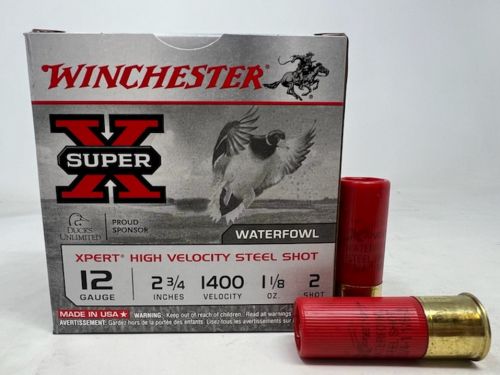 Winchester 12 Ga. Xpert Hi-Veloctiy 2 3/4 1 1/8 oz, #2 Steel