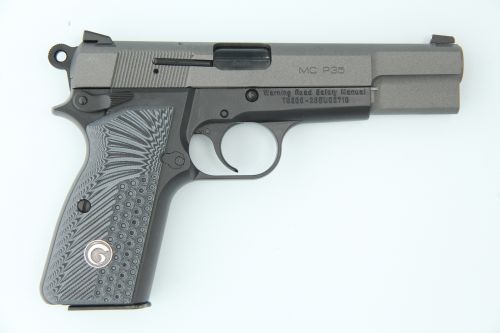 Girsan MCP35 9mm Luger 4.87 15+1 Tungsten Slide, Black Frame