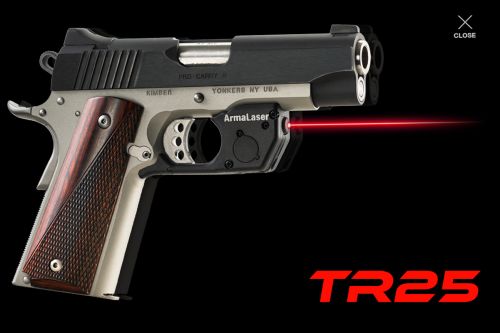 ArmaLaser TR25 for 1911 Kimber, Les Baer, Springfield, Colt