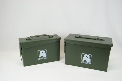 Hickok45 2 Pc. Metal Ammo Can Set