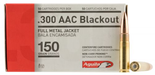 Aguila Rifle 300AAC Blackout 150gr Full Metal Jacket Boat-Tail  50rd box